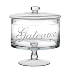 Secret de Gourme Skleněný pohár na sušenky, sklad sladkého, průměr 19 cm