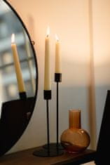 Home&Styling Kovový svícen, černý, 25 cm