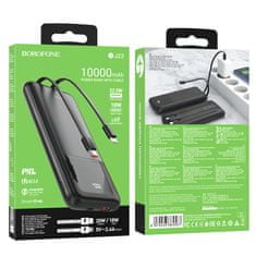 Borofone Powerbanka 10000mAH - Černá KP23544