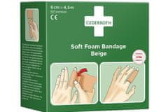 CEDERROTH Cederroth Soft Foam Bandage Béžová, 6cmx450cm