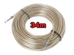 ALLTRUCKER Celní lanko s koncovkami 6mm/34m