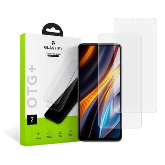 emobilshop Ochranné Tvrzené Sklo Otg+ 2-Pack Xiaomi Poco X4 Gt Clear