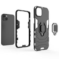 MG Ring Armor kryt na iPhone 14 Plus, černý