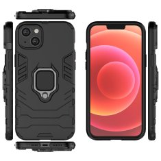 MG Ring Armor kryt na iPhone 14 Plus, černý