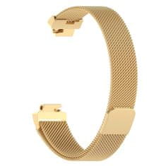 BStrap Milanese (Large) řemínek na Fitbit Inspire, gold