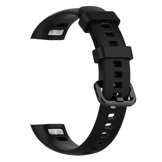 BStrap Silicone Line řemínek na Honor Band 4, black