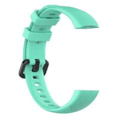 BStrap Silicone Line řemínek na Honor Band 4, teal