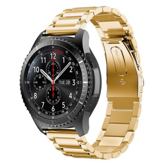 BStrap Stainless Steel řemínek na Huawei Watch GT2 Pro, gold