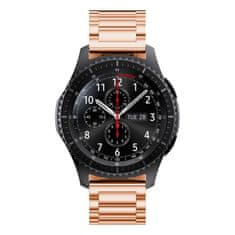 BStrap Stainless Steel řemínek na Huawei Watch 3 / 3 Pro, rose gold