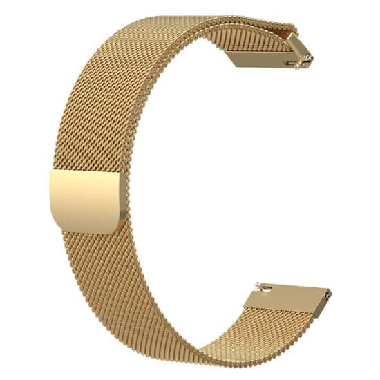 BStrap Milanese řemínek na Samsung Galaxy Watch 42mm, gold