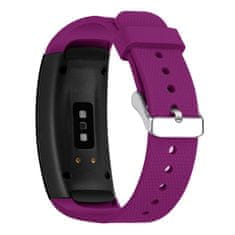 BStrap Silicone Land řemínek na Samsung Gear Fit 2, dark purple