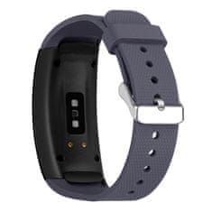 BStrap Silicone Land řemínek na Samsung Gear Fit 2, purple gray