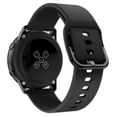 BStrap Silicone řemínek na Samsung Galaxy Watch Active 2 40/44mm, black