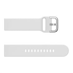 BStrap Silicone řemínek na Samsung Galaxy Watch Active 2 40/44mm, white