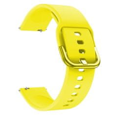 BStrap Silicone řemínek na Samsung Galaxy Watch Active 2 40/44mm, yellow