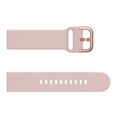 BStrap Silicone řemínek na Samsung Galaxy Watch Active 2 40/44mm, sand pink