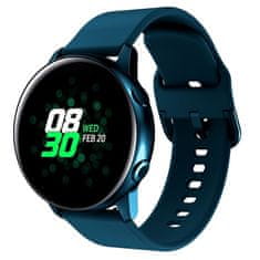 BStrap Silicone řemínek na Samsung Galaxy Watch Active 2 40/44mm, azure blue