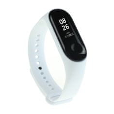 BStrap Silicone řemínek na Xiaomi Mi Band 3/4, white