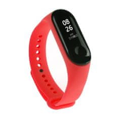 BStrap Silicone řemínek na Xiaomi Mi Band 3/4, red