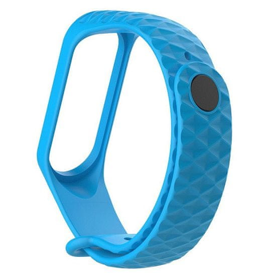 BStrap Silicone Diamond řemínek na Xiaomi Mi Band 3/4, blue