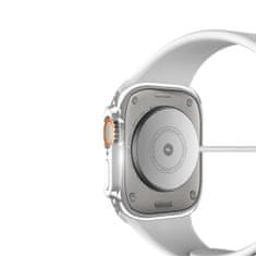 Dux Ducis Samo pouzdro so sklem na Apple Watch Ultra 49mm, stříbrné