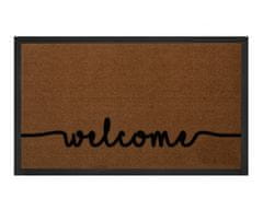 Hanse Home Protiskluzová rohožka Welcome 103794 Lightbrown Anthracite - na ven i na doma 40x60