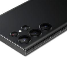 Spigen Ochranné Sklo Zadní Kamery Optik.Tr ”Ez Fit” Camera Protector 2-Pack Samsung Galaxy S23 Ultra Black