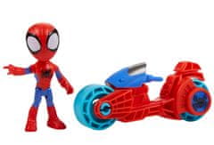 Spiderman SAF Spider-Man motorka a figurka 10 cm