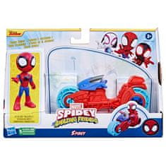 Spiderman SAF Spider-Man motorka a figurka 10 cm