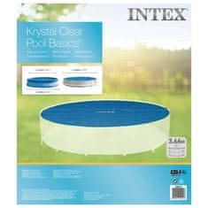 Greatstore Intex Solární plachta na bazén modrá 366 cm polyethylen