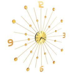 Petromila Nástěnné hodiny kovové 70 cm zlaté