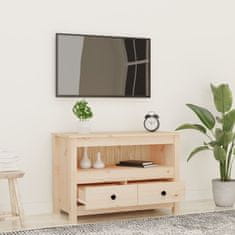 Vidaxl TV skříňka 79 x 35 x 52 cm masivní borové dřevo