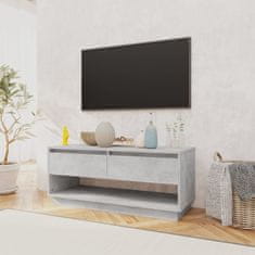 Vidaxl TV stolek betonově šedý 102 x 41 x 44 cm dřevotříska