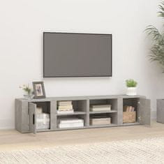 Vidaxl TV skříňky 2 ks betonově šedé 80 x 31,5 x 36 cm kompozit