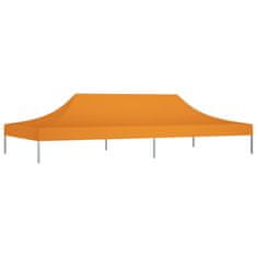 Greatstore Střecha k party stanu 6 x 3 m oranžová 270 g/m2