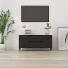 Vidaxl TV skříňka černá 102x44,5x50 cm kompozitní dřevo