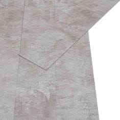 Petromila Nesamolepicí PVC podlahová prkna 5,26 m² 2 mm zemitě šedá