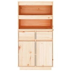 Vidaxl Skříň highboard 60 x 40 x 116,5 cm masivní borové dřevo