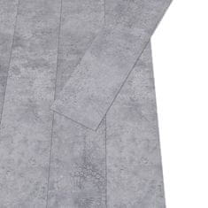 Vidaxl Podlahová krytina PVC 4,46 m2 3 mm samolepicí cementově šedá