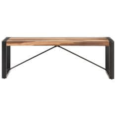 Greatstore Konferenční stolek 120x60x40 cm masivní dřevo vzhled sheeshamu