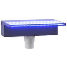 Petromila Přelivový vodopád s RGB LED osvětlením akryl 30 cm