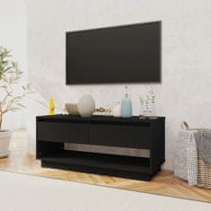 Vidaxl TV stolek černý 102 x 41 x 44 cm dřevotříska