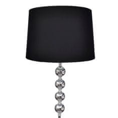 Vidaxl Stojací lampa s vysokým stojanem se 4 ozdobnými kuličkami, černá