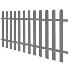 Greatstore Laťkový plot WPC 200 x 100 cm šedý