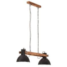 Greatstore Industriální závěsné svítidlo 25 W černočerné 109 cm E27