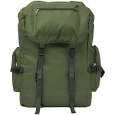 Greatstore Batoh v army stylu 65 L zelený