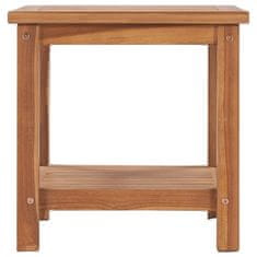 Greatstore Konferenční stolek 45 x 45 x 45 cm masivní teakové dřevo