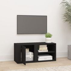 Vidaxl TV skříňka černá 80 x 31,5 x 36 cm kompozitní dřevo