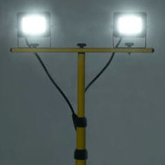Greatstore LED reflektor se stojanem 2 x 30 W studené bílé světlo