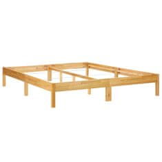 Greatstore Rám postele masivní dubové dřevo 200 x 200 cm